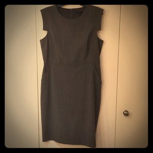 Gray Career Sheath Dress - J Crew Resumé Dress